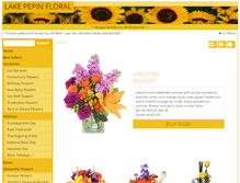 Tablet Screenshot of lakepepinfloral.com